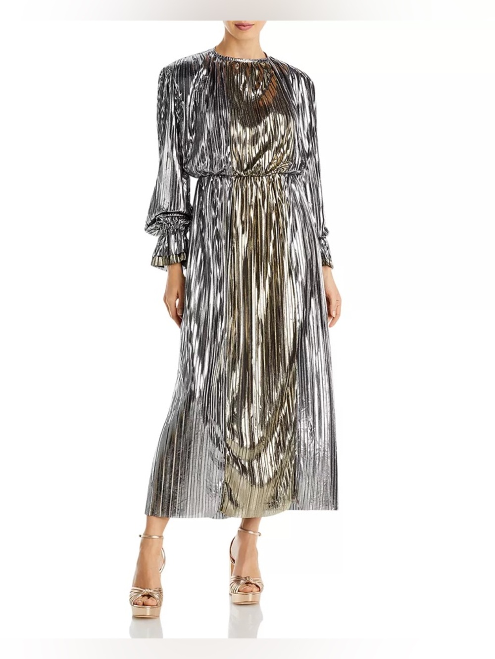 Sabina Musayev Gal Two Toned Dress